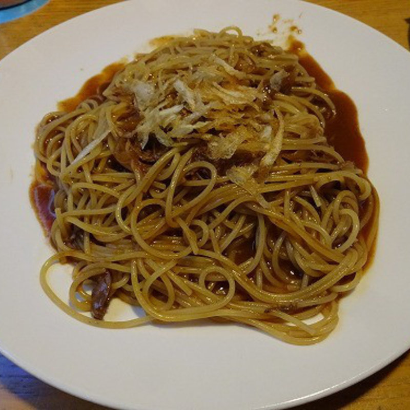 ビーフデミグラスパスタ(クシバ)