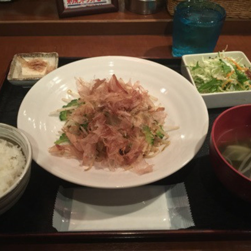 ゴーヤちゃんぷる定食(花唄)