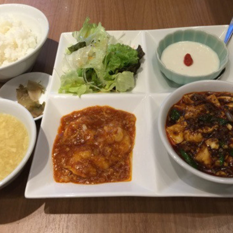 休日限定ハーフハーフセット(芝蘭 豊洲店)