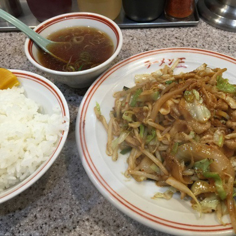 肉味噌炒め定食