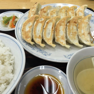 ダブル餃子定食(ぎょうざの満洲 与野西口店)