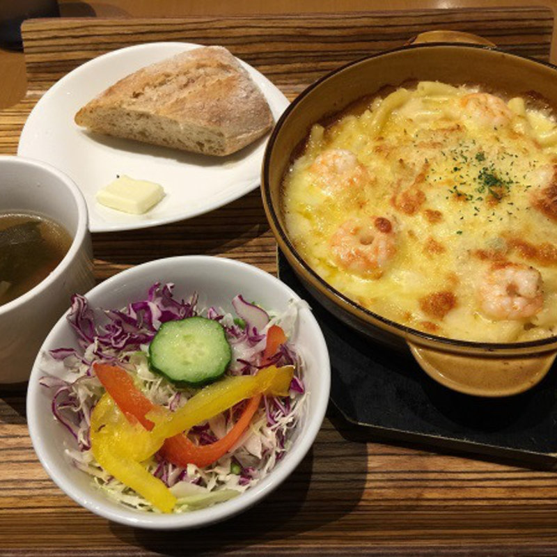 海老マカロニ (こく旨肉そば 日の陣)