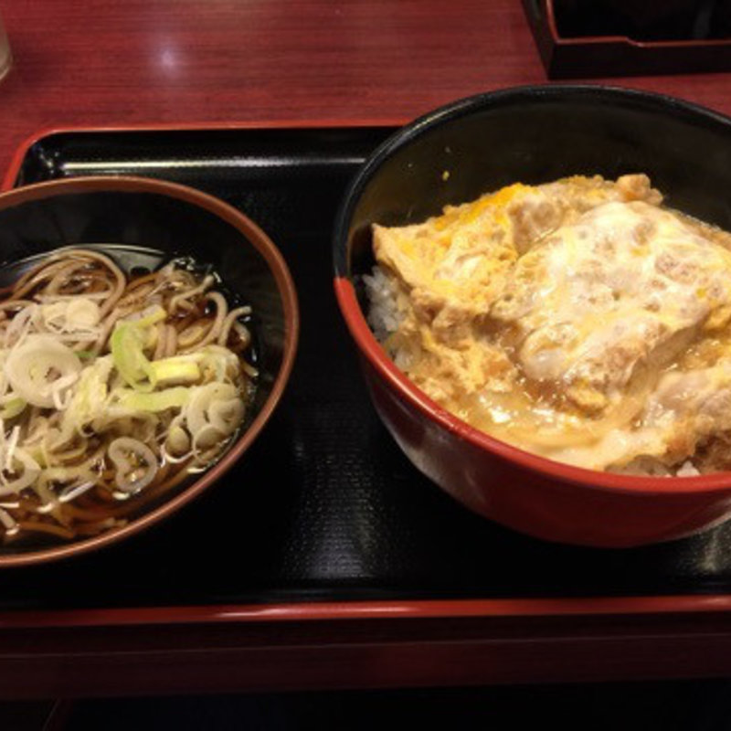 かつ丼とミニそば(千成)