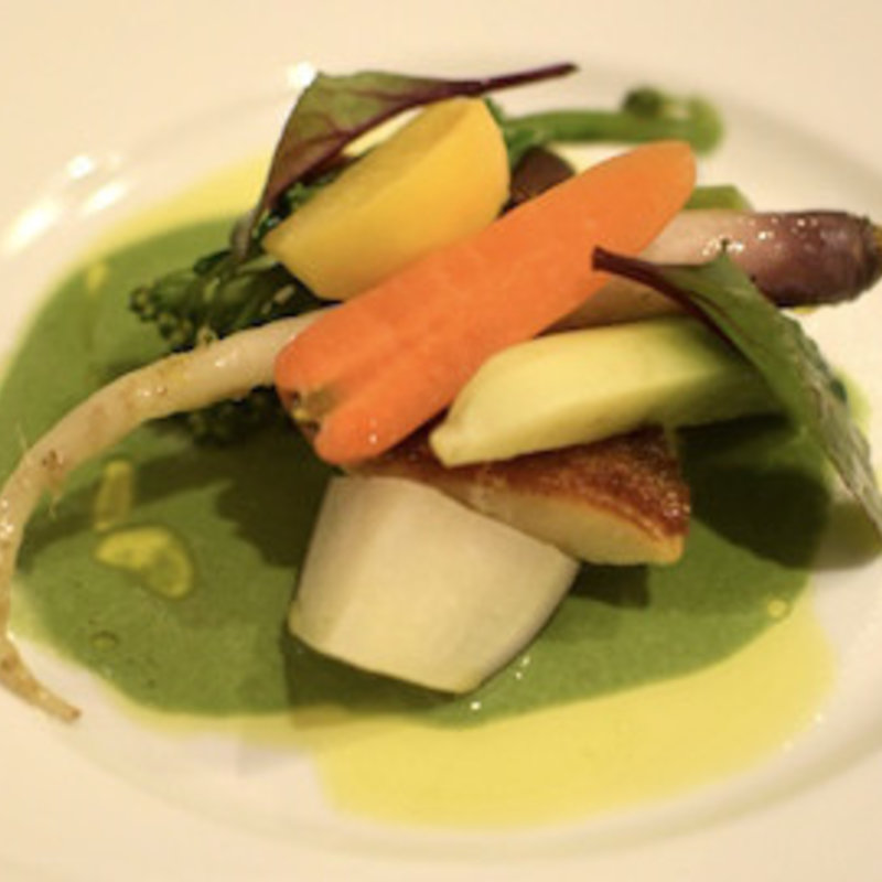 白身魚のムニエル(アミューズ)