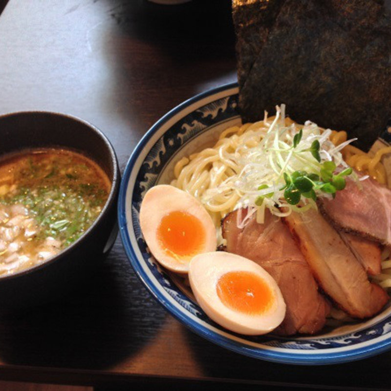 濃厚魚介特製豚骨つけ麺（中盛）(麺処さとう 桜新町店)