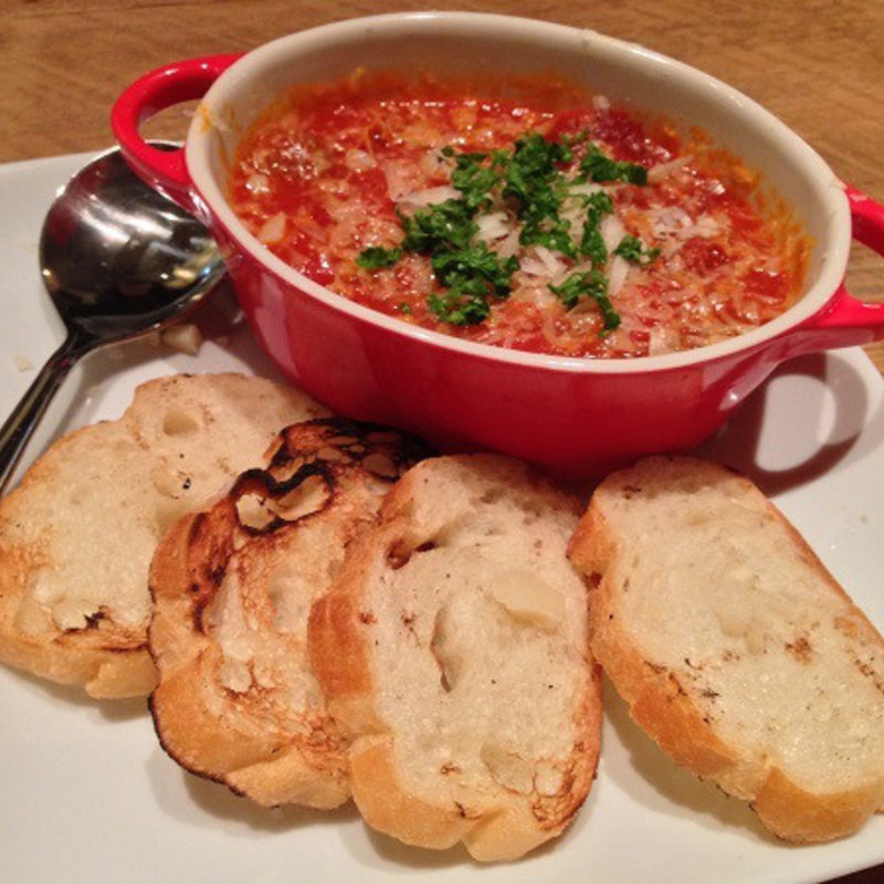 トリッパとひよこ豆のトマト煮(ジョニーとリー)