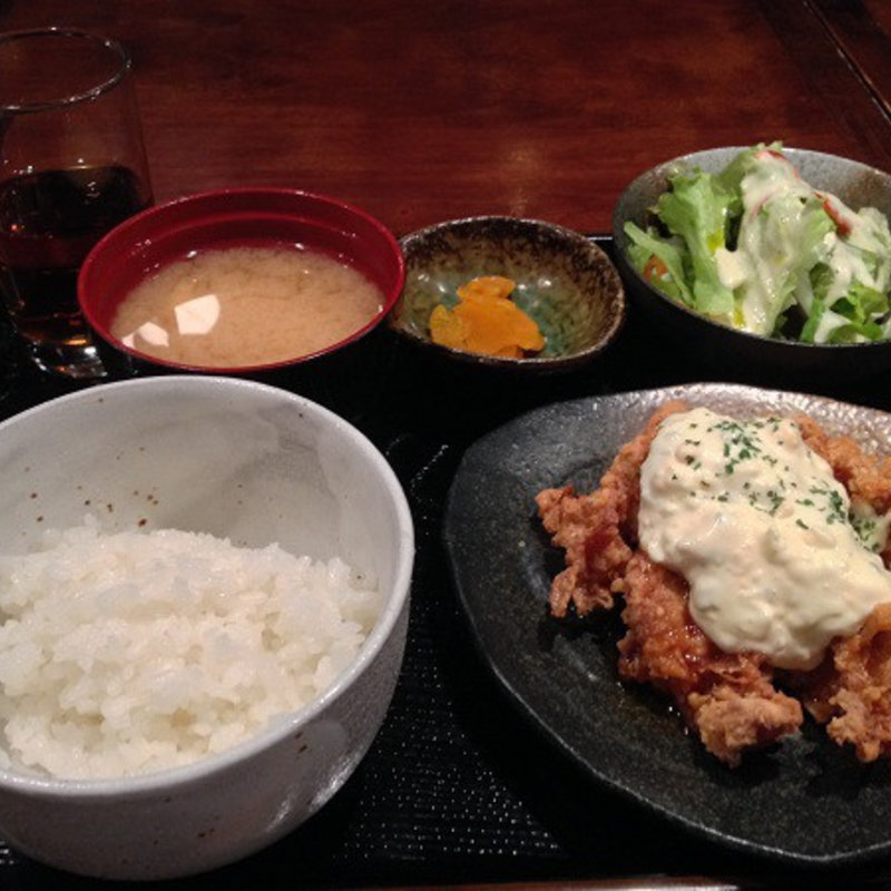 チキン南蛮定食(鶏あえず)