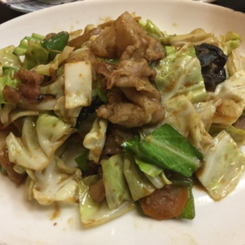 ホイコーロー+定食(こまつ屋)