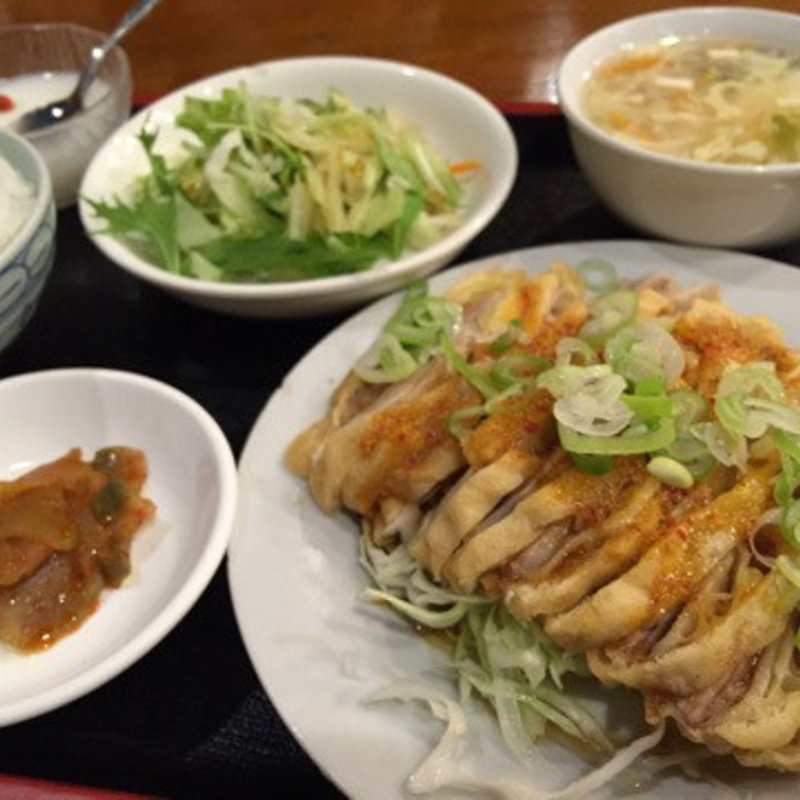 B 油淋鶏(中国料理 三喜園)