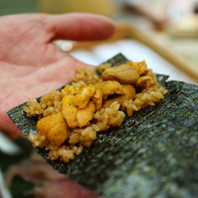 ケイパニョール（赤雲丹）(すし匠)