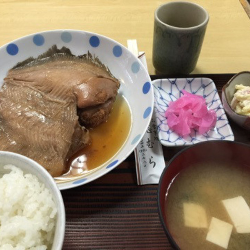 子持かれい煮付定食(志むら)