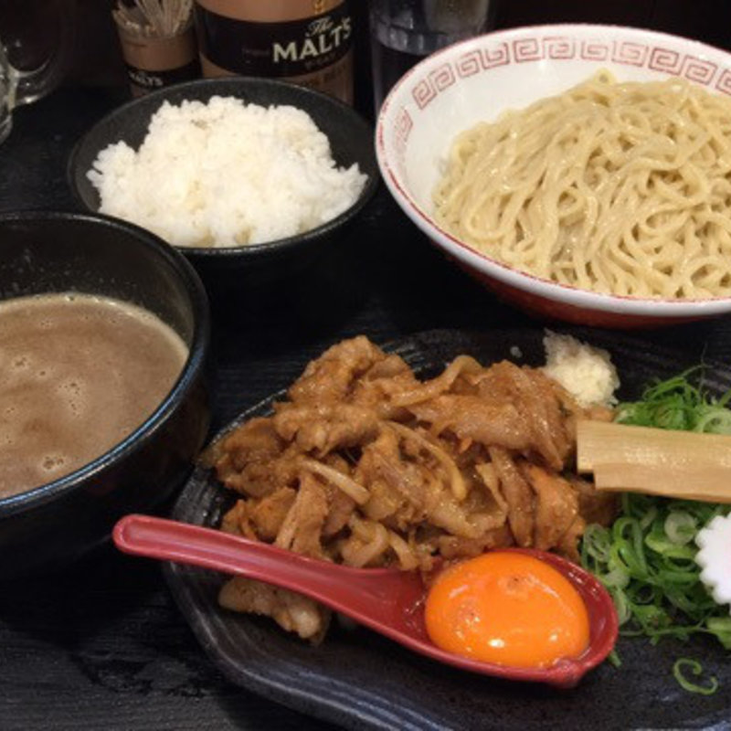肉玉つけ麺(元祖おかず系ラーメン おとど食堂 葛西本店)