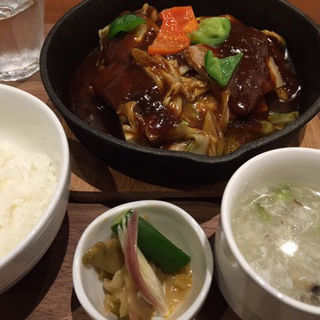 ホイコーロー豆腐定食(チャイナ ダイニング サクラ （China Dining SAKURA）)