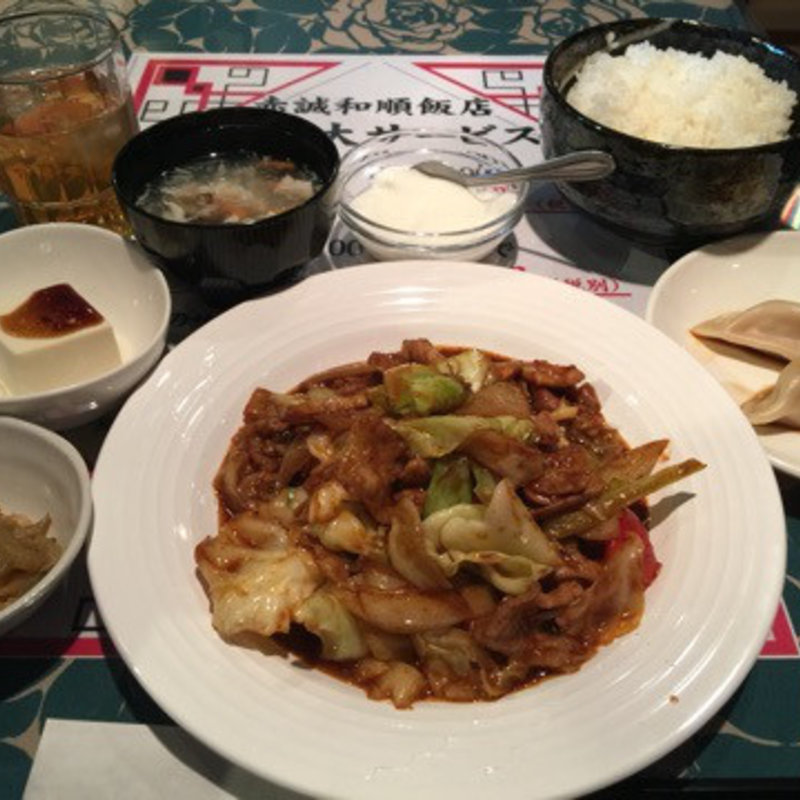 回鍋肉定食 (赤誠和順飯店 )