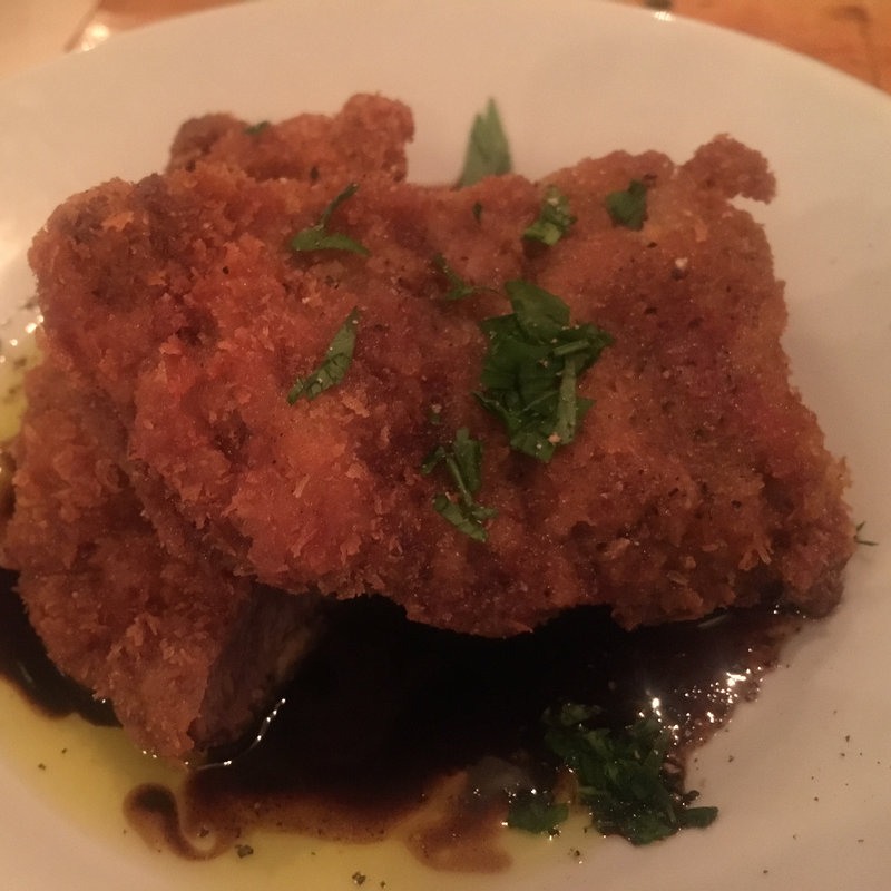 越後牛のビフカツ  マルサラ酒のソース(ゲレロ)