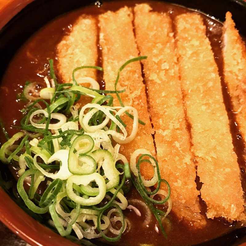 カツカレーうどん(うどん大文字 大野城本店)