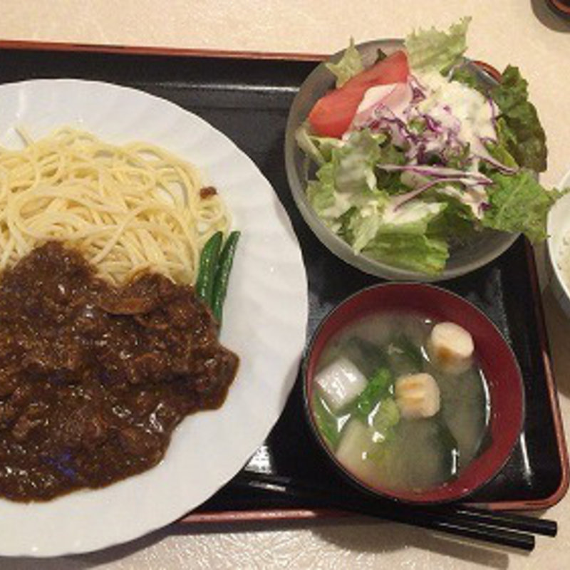 ビーフストロガノフ・スパゲティー添え(千味レストラン)