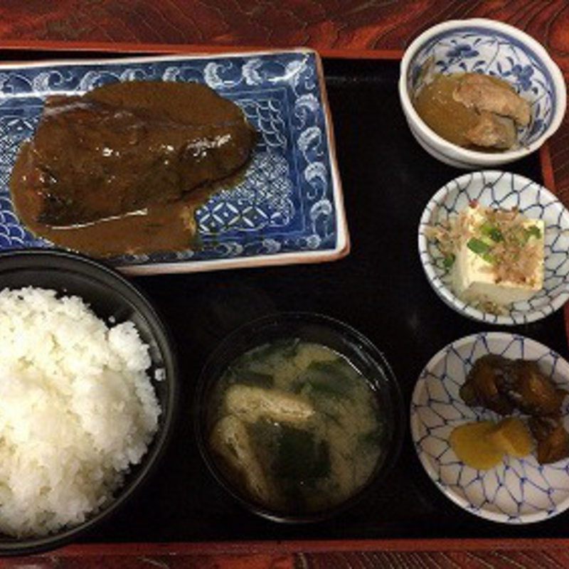 鯖味噌煮定食(高はし)