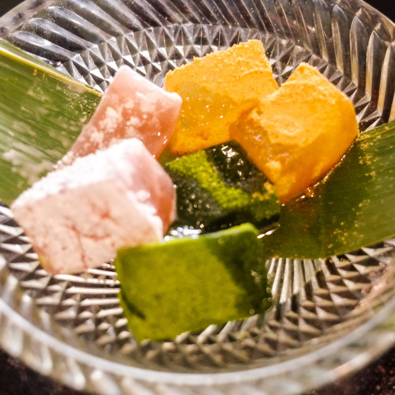 わらび餅セット(黒文字や)