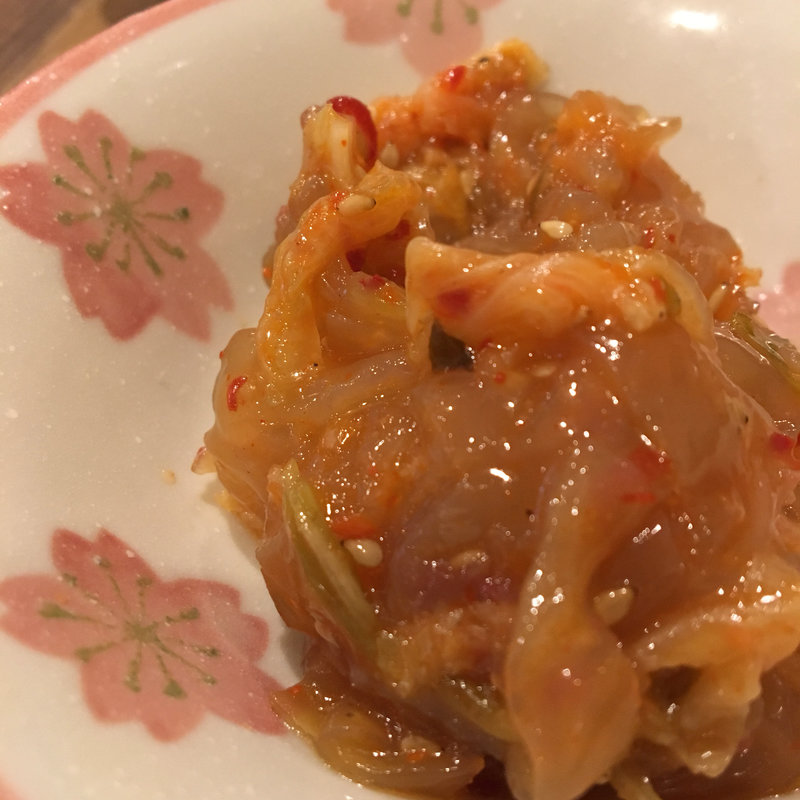 キムチとクラゲの和え物(づめかん 葛西店 )