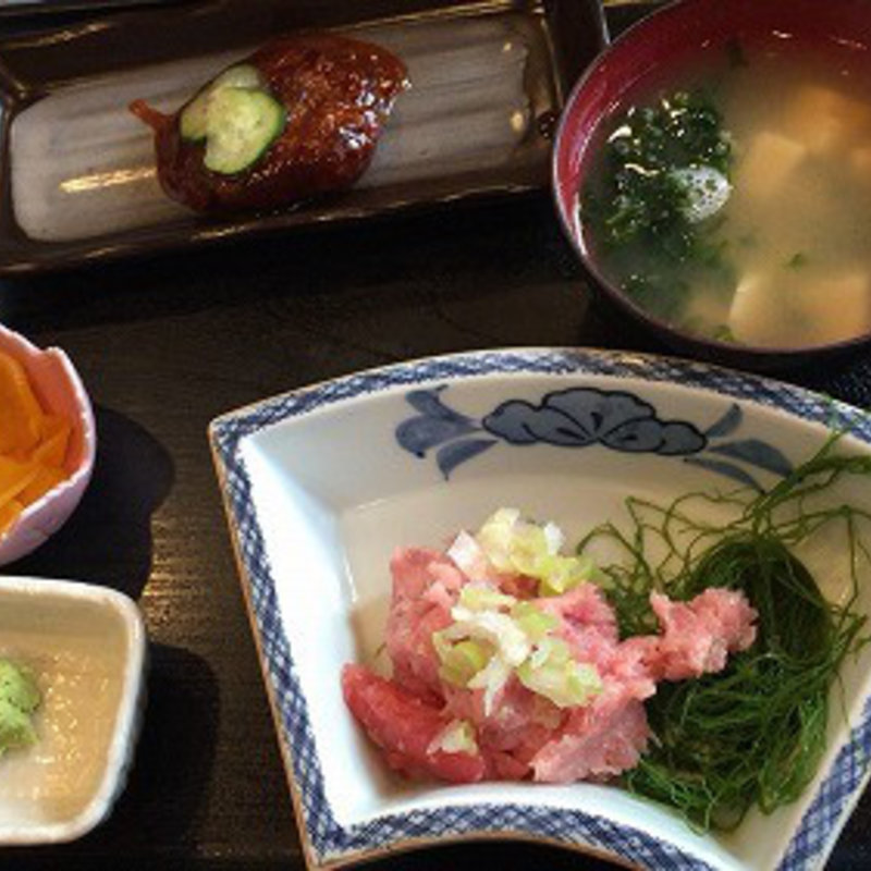 ねぎとろ定食(池のや)