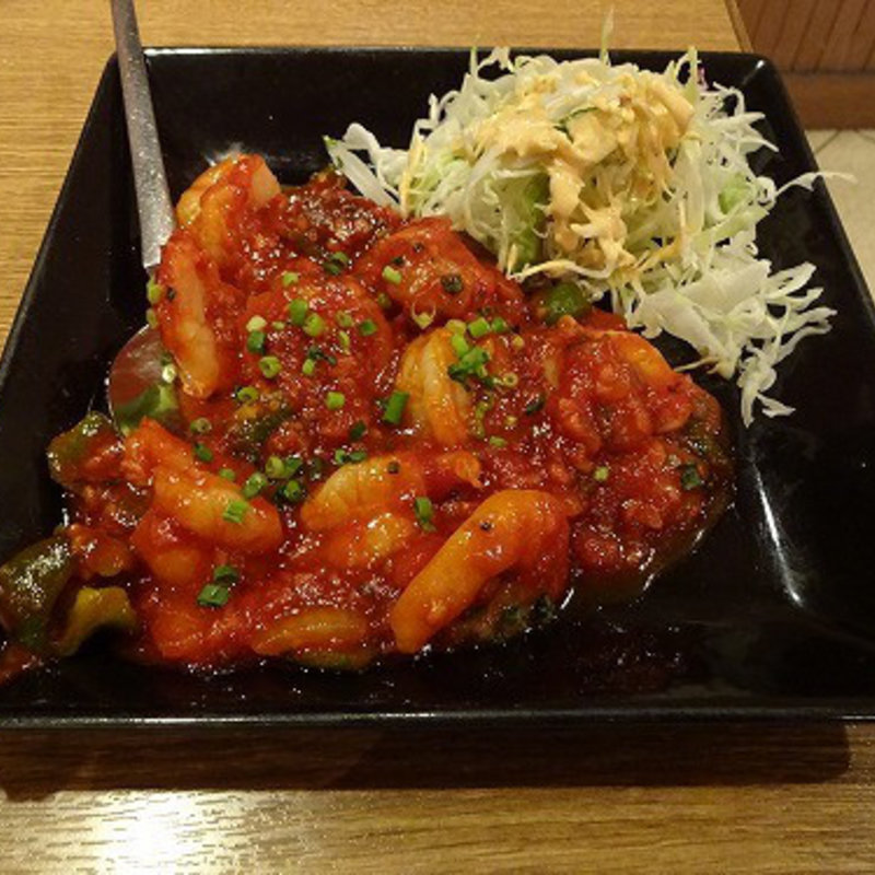 チリガーリックプローン(インド料理 カザーナ みなとみらい店)