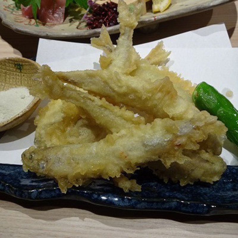 わかさぎ天婦羅(ぬる燗佐藤　横濱茶寮)