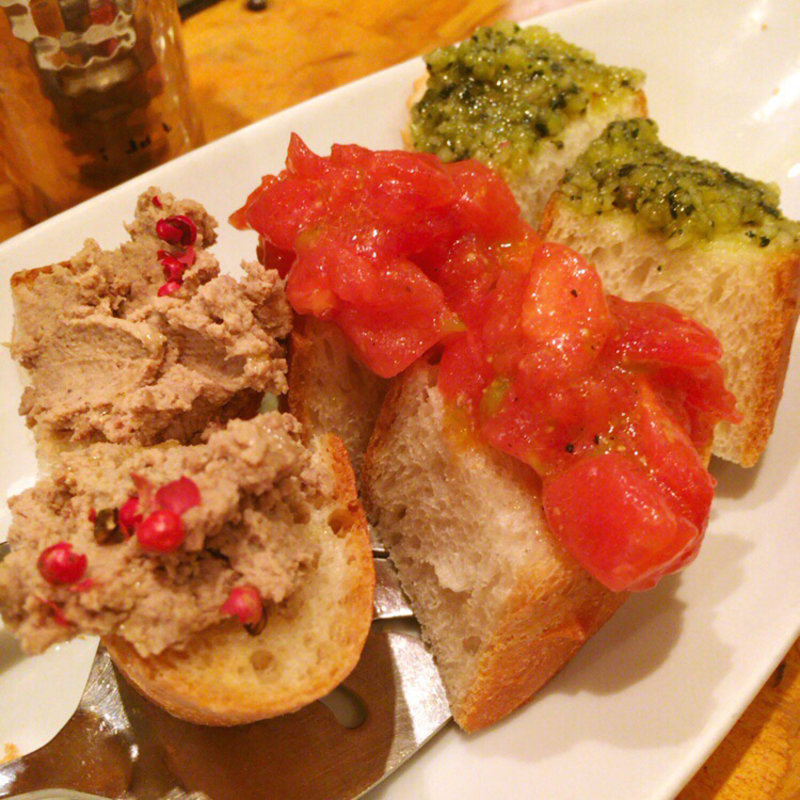 ブルスケッタ(煮たり焼いたり)