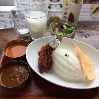 ふたつカレーセット(ヒナタ屋)