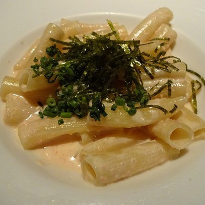 明太子クリームパスタ (ボンヴィアッジオ)