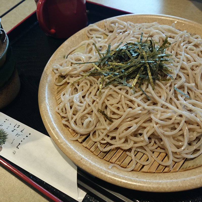 ざるそば(蕎麦処 まち庵 水戸エクセル店)