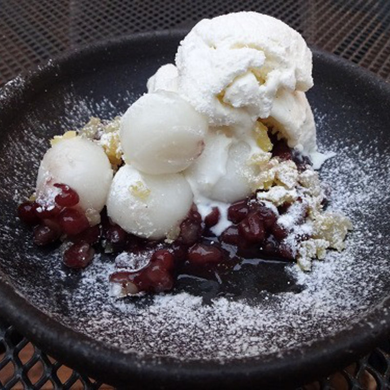 両国テラスクリームぜんざい(両国テラスカフェ)