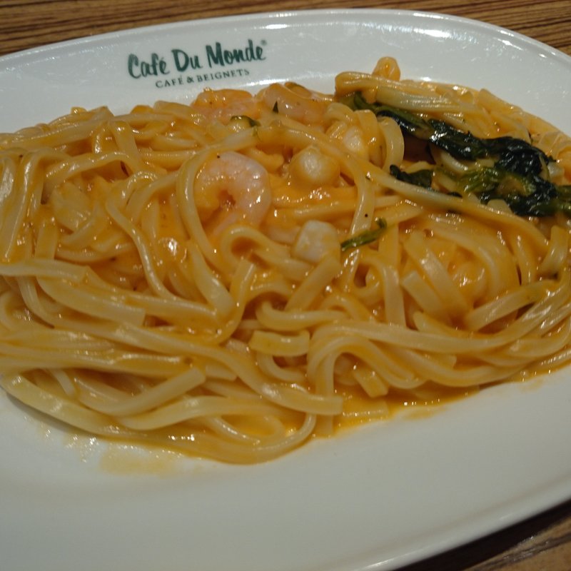 小海老のトマトクリーム(カフェデュモンド 水戸京成百貨店店)