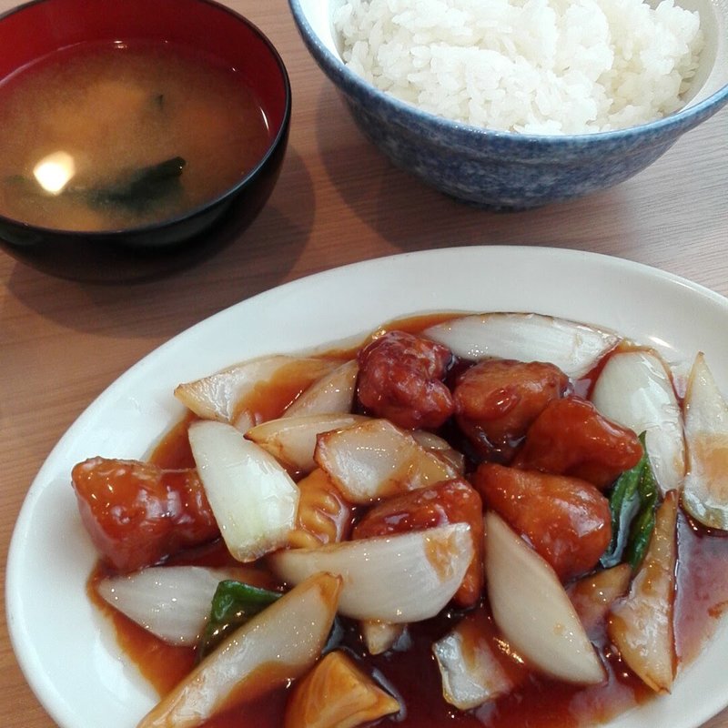 酢豚定食(丸仙食堂 )