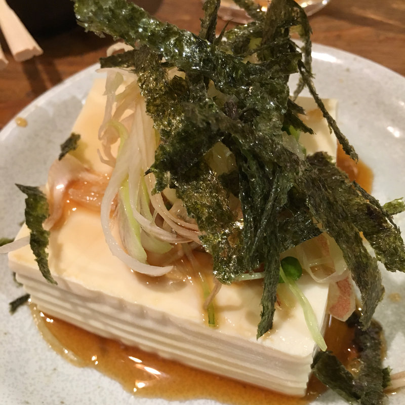 薬味豆腐(立ち呑み酒場 よかたいデイトス店)