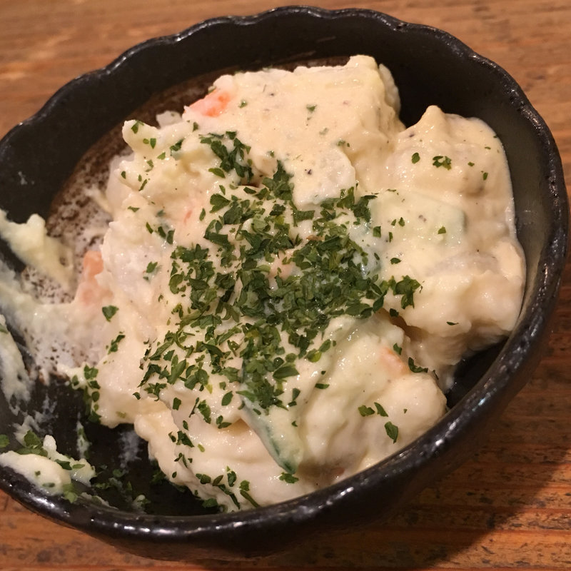 ポテトサラダ(立ち呑み酒場 よかたいデイトス店)