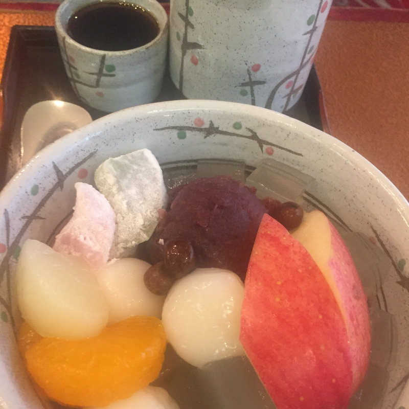 白玉あんみつ(ニュートーキョー 談話室)