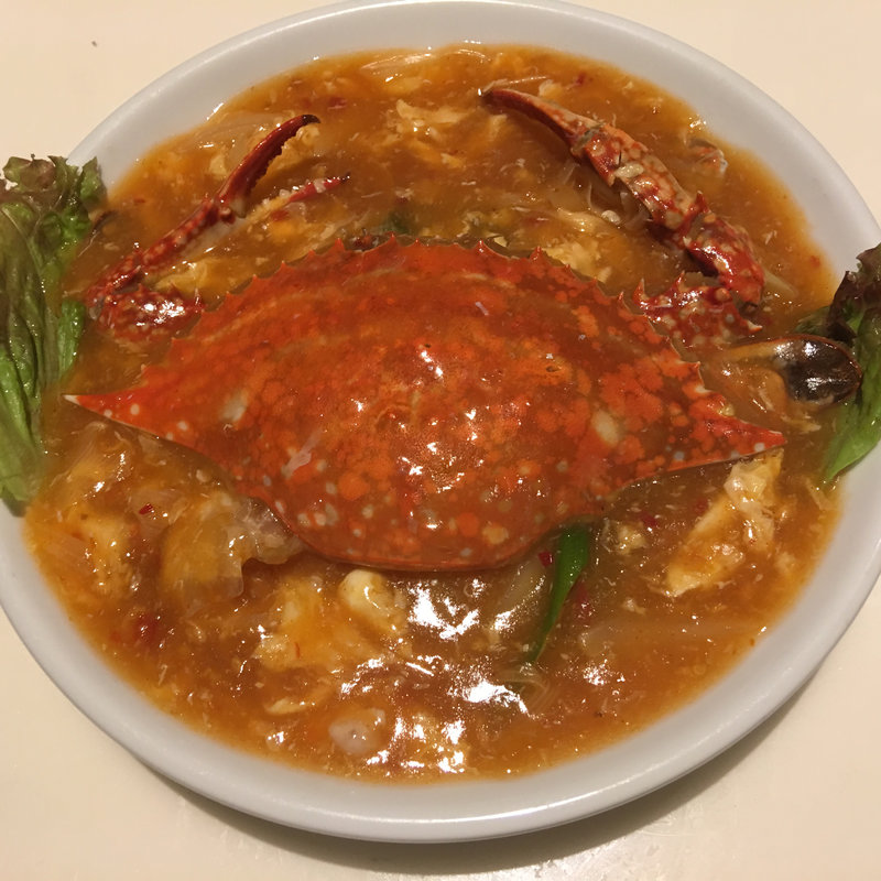 蟹のチリソース(マーライオン)