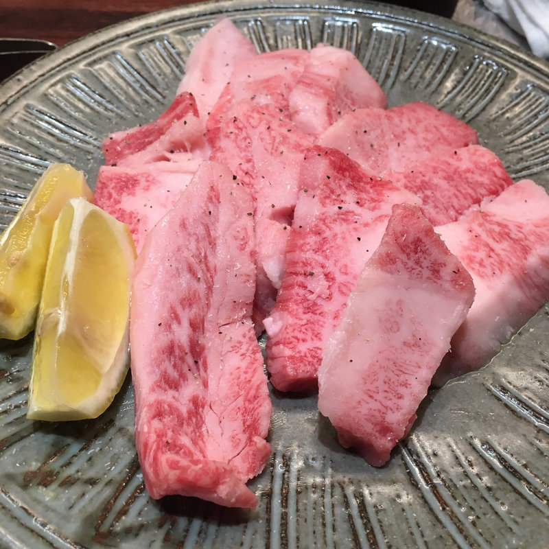 上塩カルビ(肉の館 羅生門 明石店)