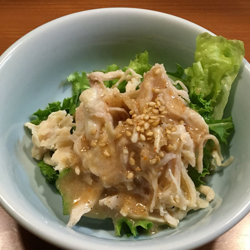 自家製蒸し鶏の棒棒鶏(肉屋次郎  新橋店)