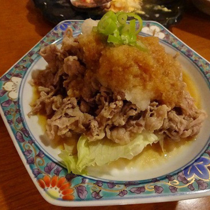 牛しゃぶおろしポン酢(遊季亭)