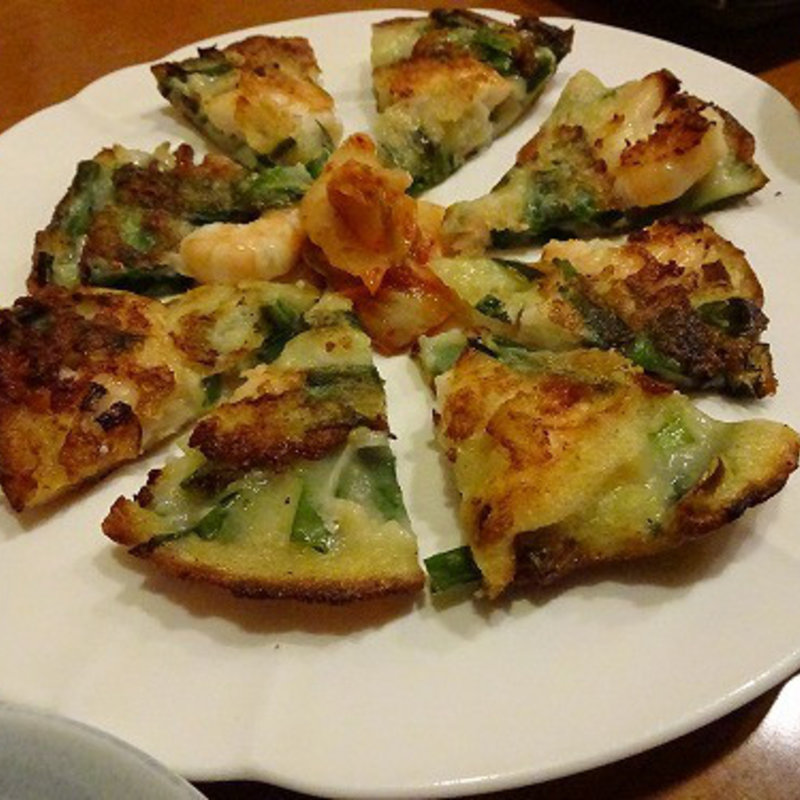 エビニラチヂミ(遊季亭)