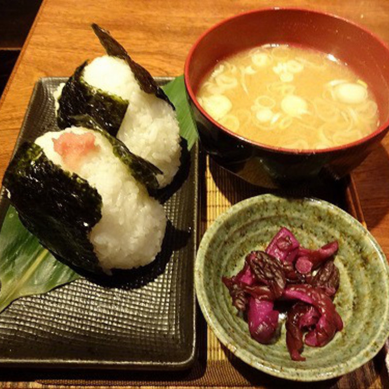 おにぎり・2つ(三代目魚河岸 青木鮮魚店 南幸店)