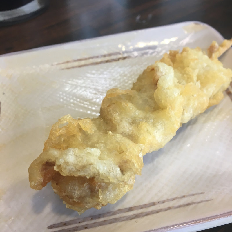 ベビーホタテ天(おにやんま 東品川店 )