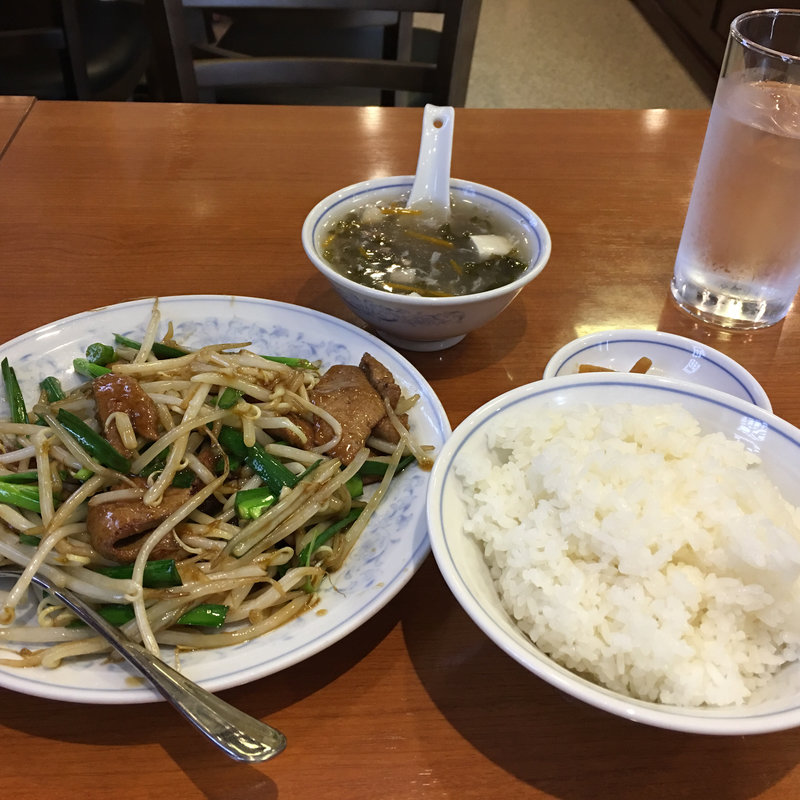 レバニラ炒め定食(ランチ)(珍味楼)