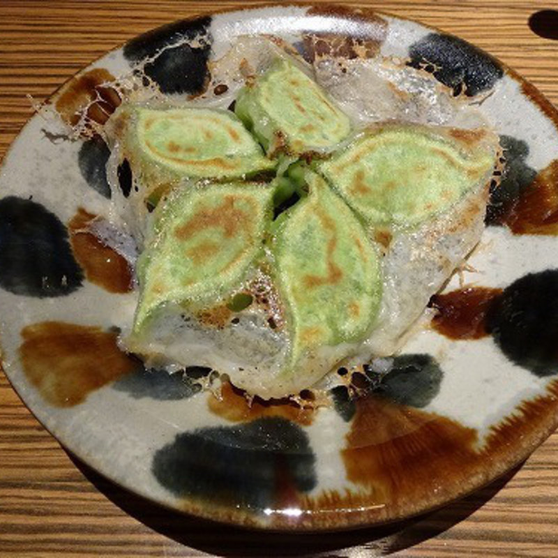 あぐー豚のあおさ餃子(首里)
