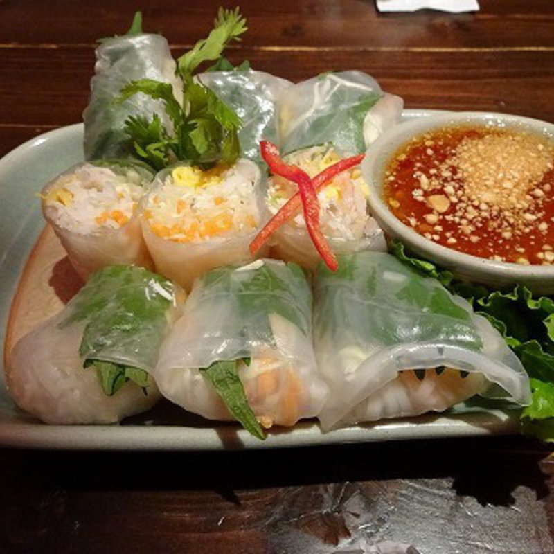 ポピア・ソット　具だくさんもちもち皮の生春巻き(オールドタイランド 新橋店)