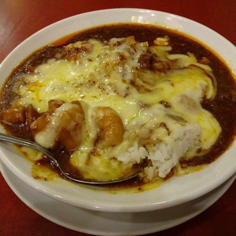 とろ～りチーズの海鮮カレー陳麻婆飯(景徳鎮酒家)