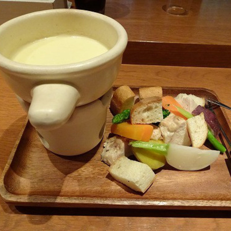 とろけるチーズフォンデュユ (Say Cheese！ Cafe ルミネ横浜店)