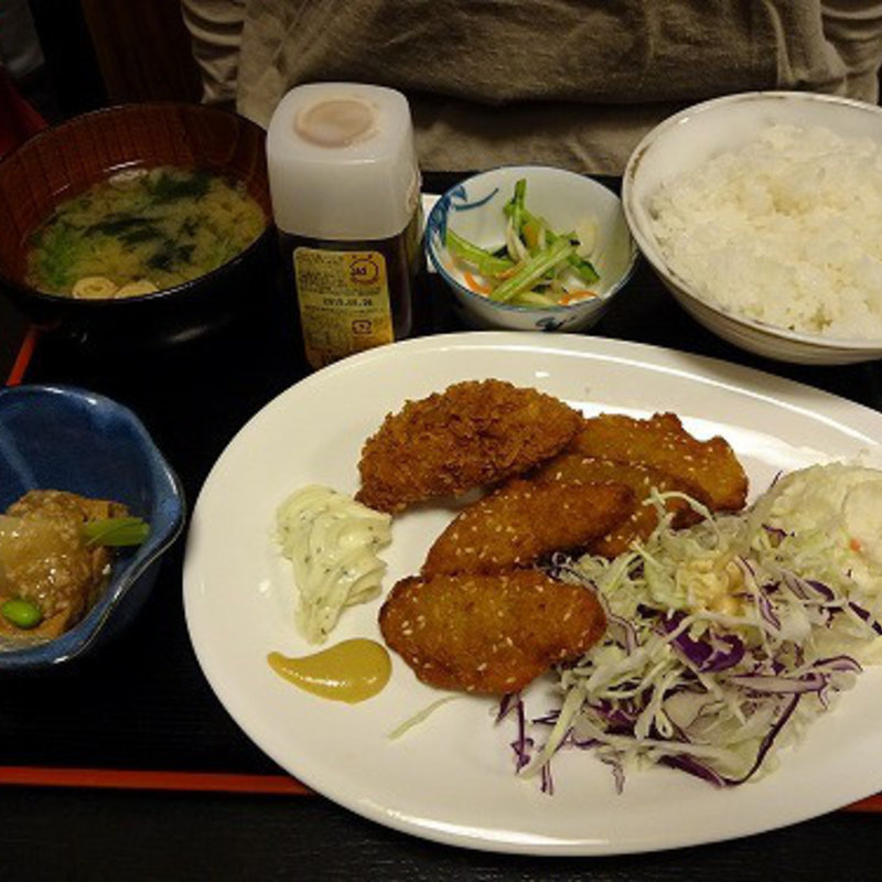 アジフライ(旬・魚・食・彩 むら田)